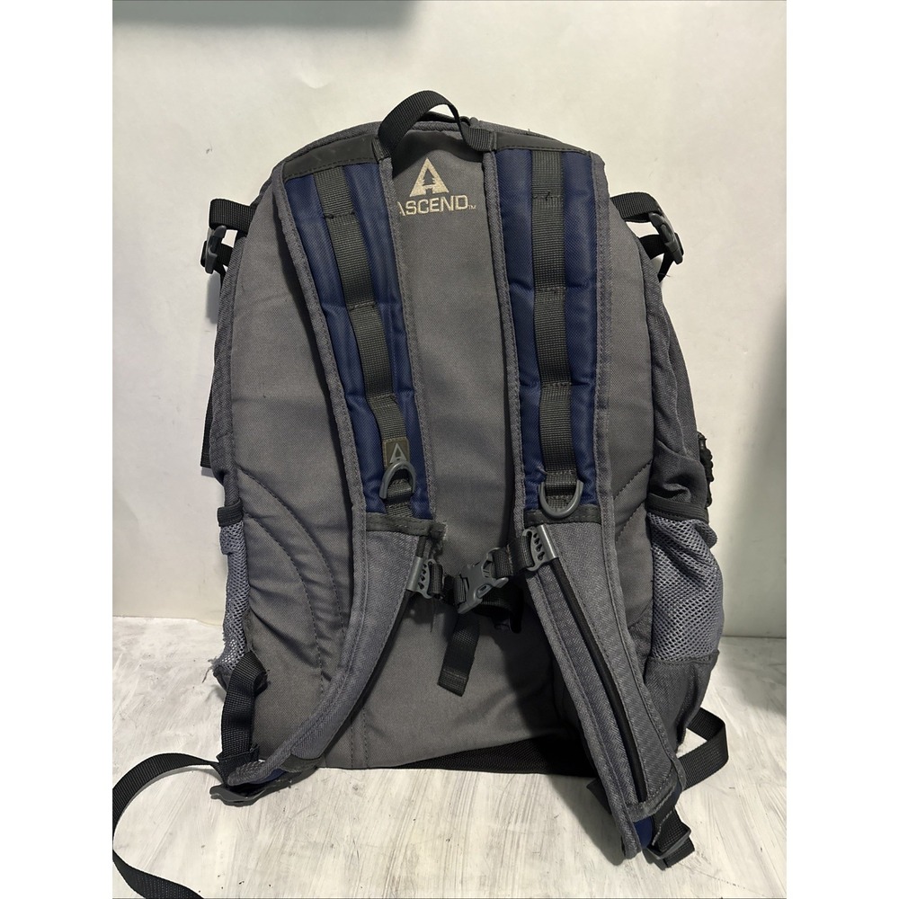 Ascend Blue 17" Backpack Has Rip In Side - Picture 4 of 7